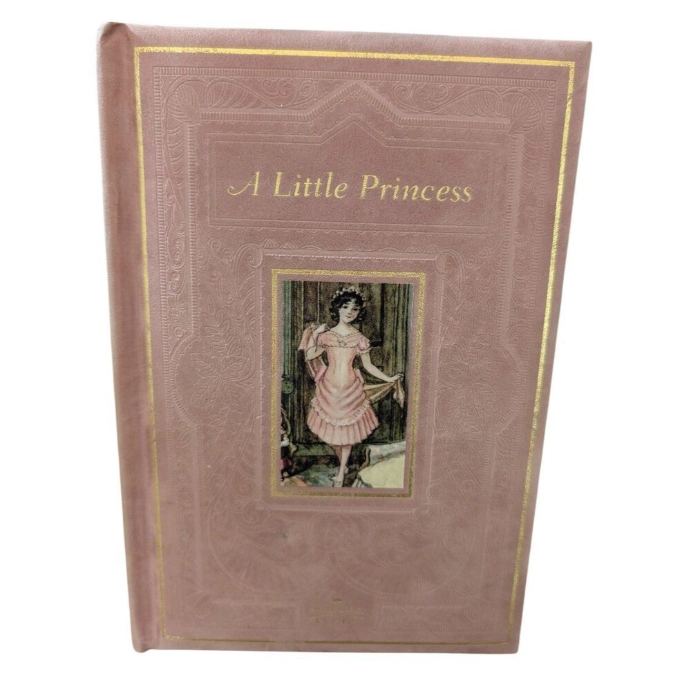 A Little Princess Frances Hodgson Burnett Deluxe Hardcover Book Gold Foil Pink